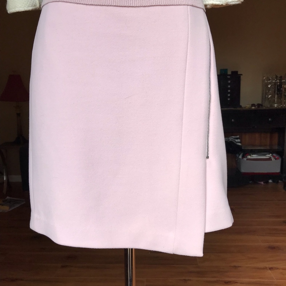 WHBM Gorgeous Rosewater Pink Wool Skirt